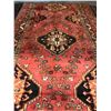 Image 2 : 100% WOOL, HAND KNOTTED TABRIZ AREA CARPET, 144 INCH BY 56 INCH, RED ORANGE BLACK