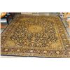 Image 1 : 100% WOOL, HAND KNOTTED PERSIAN AREA CARPET, 148 INCH BY 118 INCH