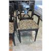 Image 2 : SET OF 4 PUB CHAIRS