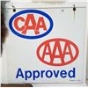 Image 1 : ORIGINAL CAA & AAA APPROVED METAL SIGN