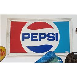 VINTAGE METAL PEPSI SIGN
