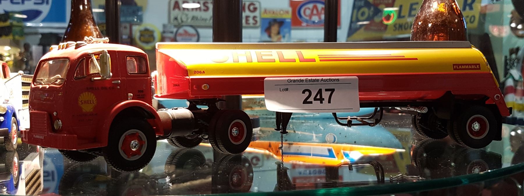 DIE CAST SHELL TANKER TRUCK DIE CAST SHELL TANKER TRUCK