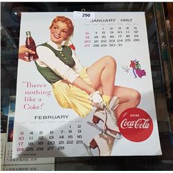 1957 COCA COLA CALENDAR