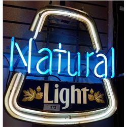 NATURAL LIGHT BEER NEON SIGN