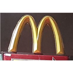 Mcdonald's drive-thru restaurant sign ontario canada stock photo ORIGINAL MCDONALDS DRIVE THRU SIGN