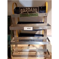 TWO SMALL WALL RACKS