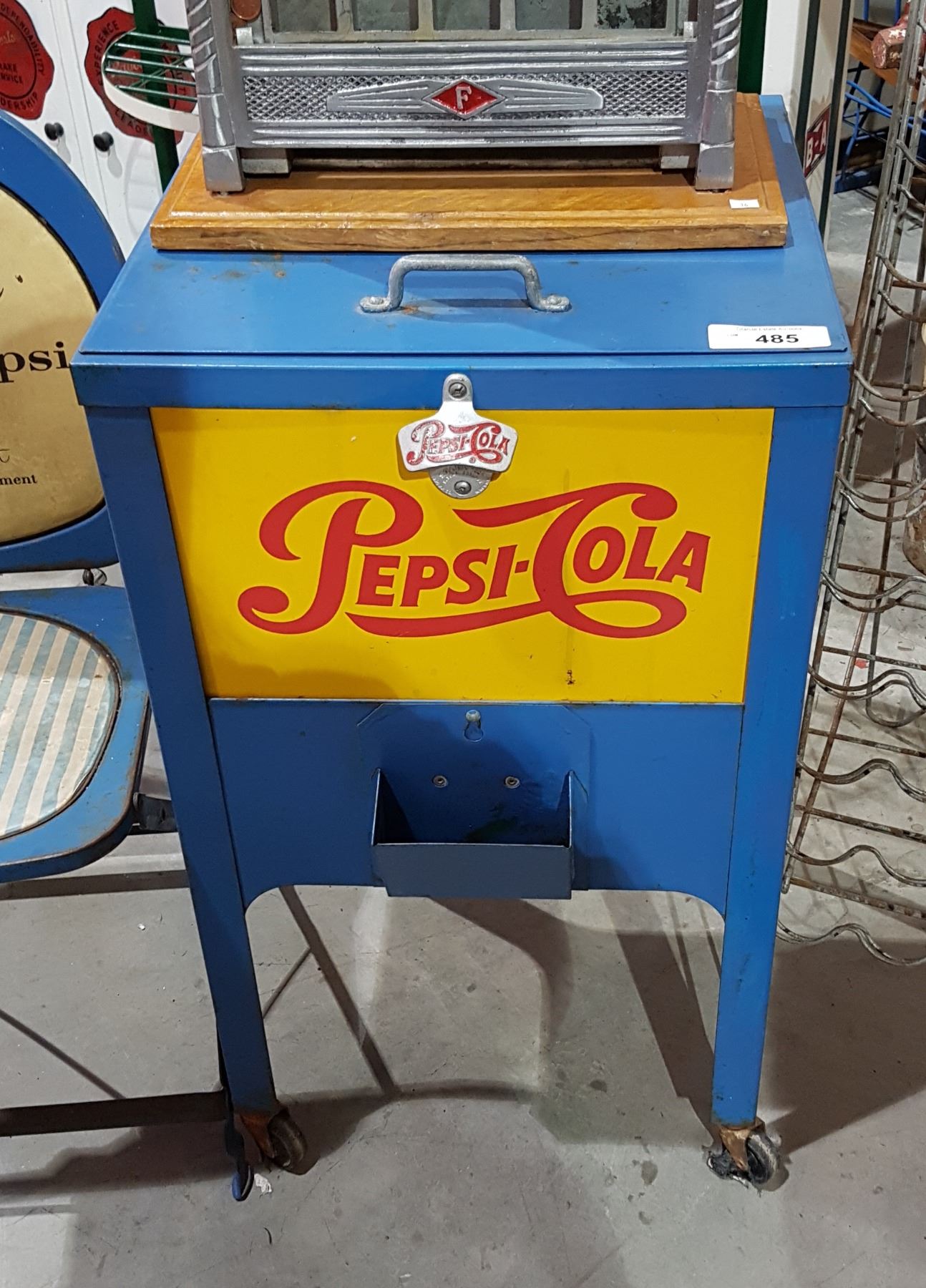 pepsi cola ice chest