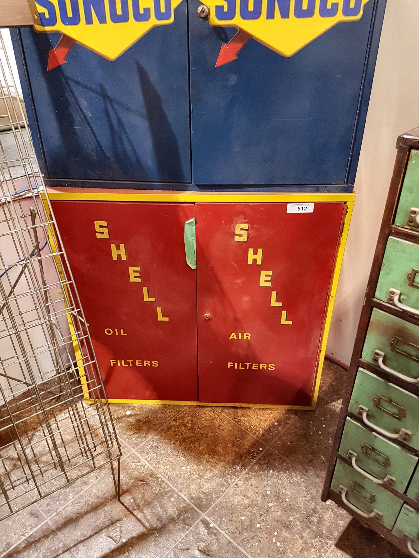 Shell Gas Cabinet CUSTOM MADE SHELL METAL CABINET