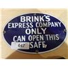 Image 1 : VINTAGE PORCELAIN BRINKS SIGN