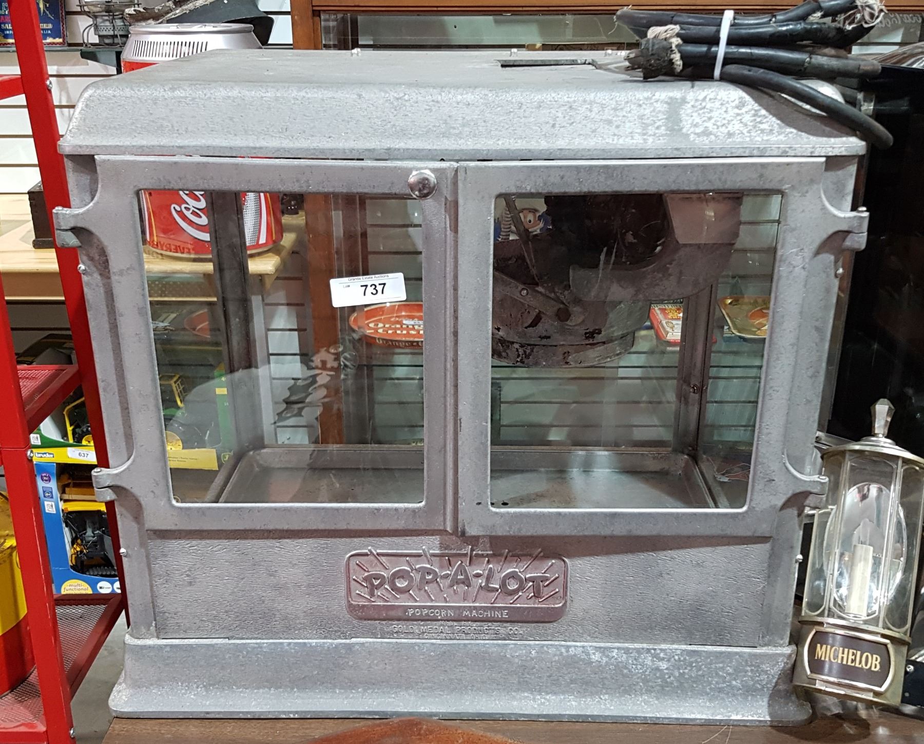 VINTAGE POP A LOT MOVIE THEATRE POPCORN MACHINE