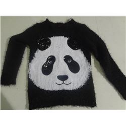 New 6x Fuzzy Panda Sweater