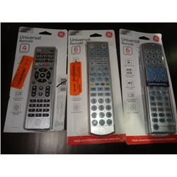 3 Universal Remotes