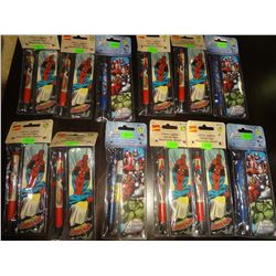 12 New Marvel Pen Sets
