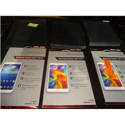 Lot of 3 Tablet covers, 3 Screen Protectors