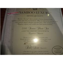 New Bamboo Luxury 2100 Thread Count Full Size Bed Set