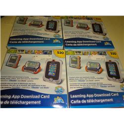 Lot of 4 Innotab $20 Download cards $80.00 retail value