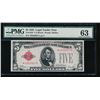 Image 1 : 1928 $5 Legal Tender Note PMG 63