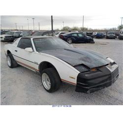 1986 - PONTIAC FIREBIRD