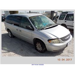 2001 - CHRYSLER TOWN AND COUNTRY // BONDED TITLE