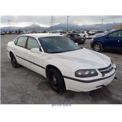 2003 - CHEVROLET IMPALA // TX TITLE