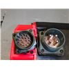 Image 3 : FANUC A06B-0505-B002 20S/1500 AC SERVO MOTOR ** PLUG IN MOUNT BROKEN!! SEE PICS!!