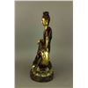 Image 2 : Ming 16/17th C. Bronze w/ Red Lacquer Figure