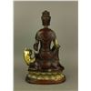 Image 4 : Ming 16/17th C. Bronze w/ Red Lacquer Figure