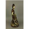 Image 5 : Ming 16/17th C. Bronze w/ Red Lacquer Figure