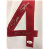 Image 2 : PETE ROSE AUTOGRAPHED REDS JERSEY W MULTIPLE INSCRIPTIONS (JSA COA)