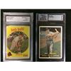 Image 1 : HIGH GRADED BASEBALL CARDS LOT