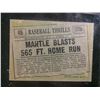 Image 2 : 1961 Mantle Blasts 565 Ft. Home Run Topps Baseball Card #406