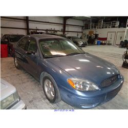2007 - FORD TAURUS//SALVAGE TITLE