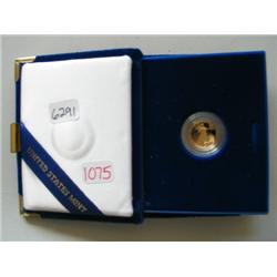 1988 1/10 OZ PROOF GOLD EAGLE