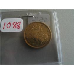 1834 $5 GOLD COIN