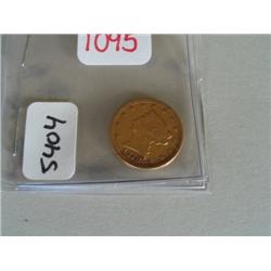 1878 2-1/2 DOLLAR GOLD COIN