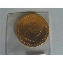 1915 100 KORONA GOLD COIN