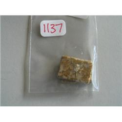 LOT, (2) GOLD FLECKED CALCITE