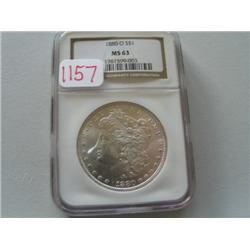 1880O MORGAN DOLLAR (MS63)