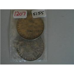 1878 MORGAN DOLLARS (qty: 2)
