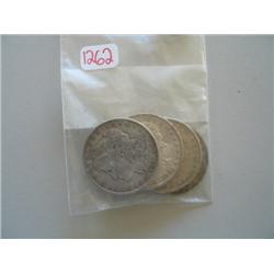1881 MORGAN DOLLARS (qty: 4)