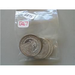 1881 MORGAN DOLLARS (qty: 5)