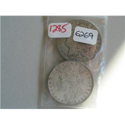 1883 MORGAN DOLLAR (qty: 2)