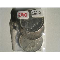 1883 MORGAN DOLLARS (qty: 3)