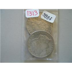 1885 MORGAN DOLLAR (qty: 2)