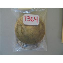 1887 MORGAN DOLLAR (qty: 5)