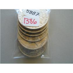 1889 MORGAN DOLLAR (qty: 6)