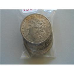 1889 MORGAN DOLLAR (qty: 5)
