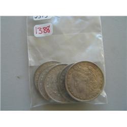 MORGAN DOLLARS: (2) 1882, 1883 (qty: 5)