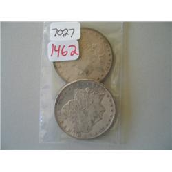 1896 MORGAN DOLLARS (qty: 2)