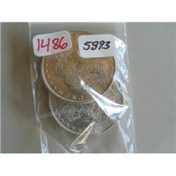 1898 MORGAN DOLLAR (qty: 2)